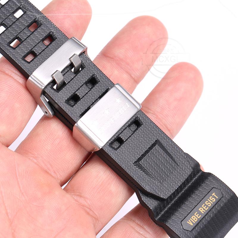 Resin Strap Suitable For Casio GWG-2000 GWG-2040 Men's TPU Sports Waterproof Watch Accessories Wristband Bracelet