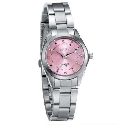 JEWELRYWE Stainless Steel Fashion Gift for Girlfriend Women's Watch, Stylish, Waterproof, Analog, Strap, Watch, Women's Accessory, Ping, Birthday,