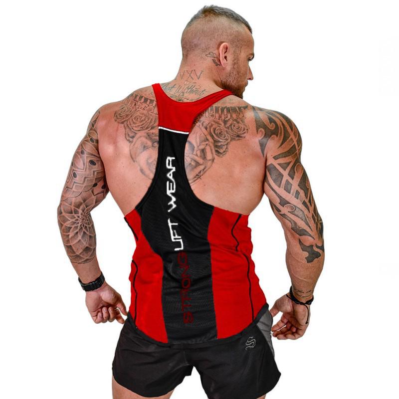 

Мужская фитнес-майка Muscle Brothers Y-образной спиной - Эластичная, дышащая спортивная одежда XXL