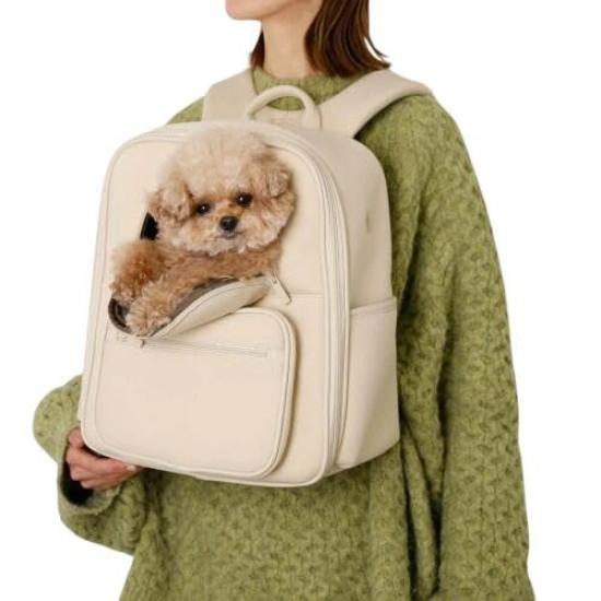 

Сумка-переноска для собак Piping Dog Pet Carrier Bag Sling Small Dog Lightweight Pet Backpack Outing Travel Monchéri [неопреновый рюкзак] (Бежевый/БЕСПЛАТНО)