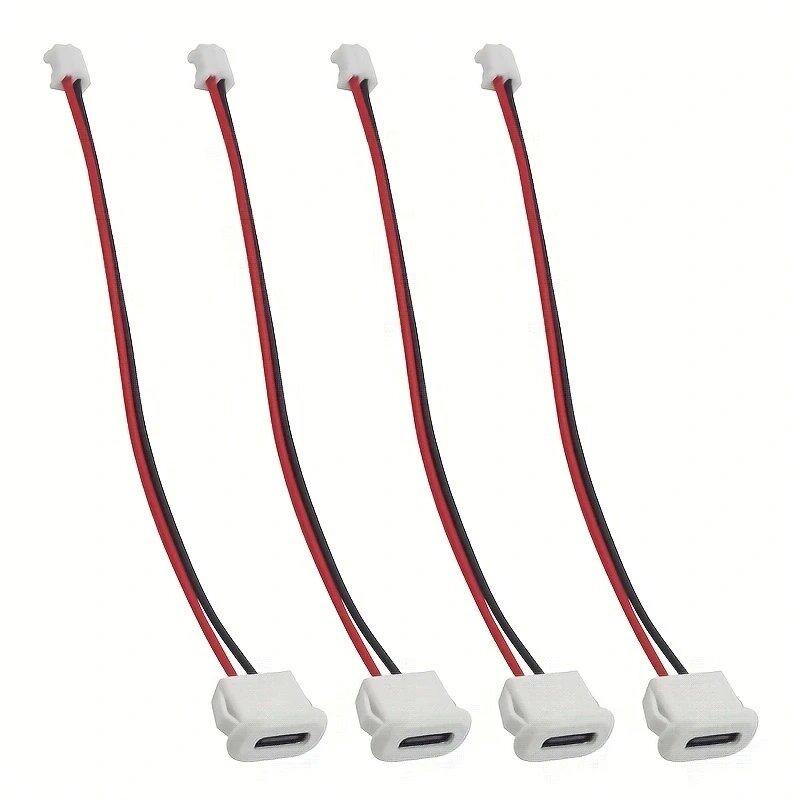 1st USB-C Laddare Stickkontakt 3A Högström Snabbladdningsuttag Port USB Typ C-kontakt Hona Typ-C Med kortspänne