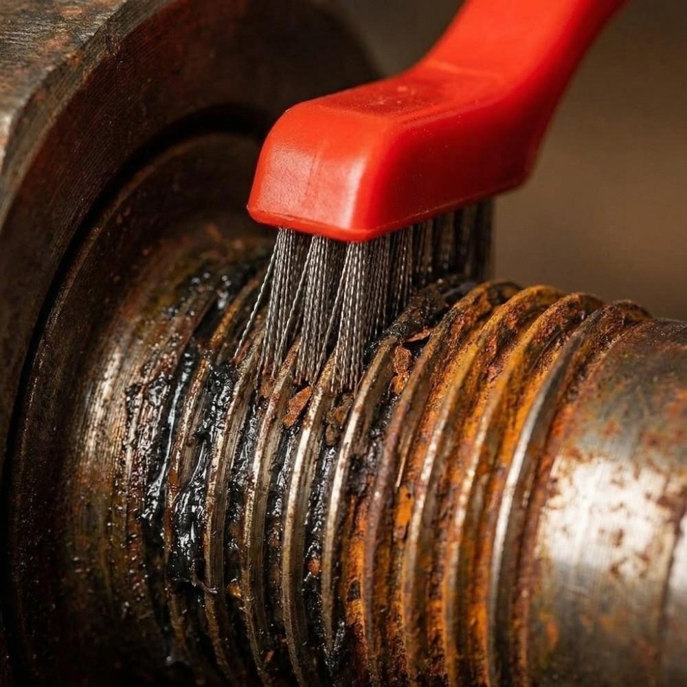 3PCS Double Head Wire Brush Set Mini Size Cleaning Wire Brush Metal Surface Polishing