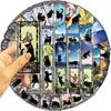 10/30/50pcs Transparent Tarot Card Black Cat Cartoon Stickers PET Material DIY Luggage Laptop Phone Gothic Graffiti Sticker Toys