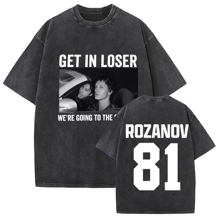 Round Neck Yk Tshirt Clothing New in Top Tees Unisex TShirt Camisetas Get in Loser Were Going To The Cottage Graphic