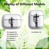 Cross Bibles Pattern Case For Airpods Pro2 4 Pro3 3 Pro 1 2 Clear Earphone Cases Cover
