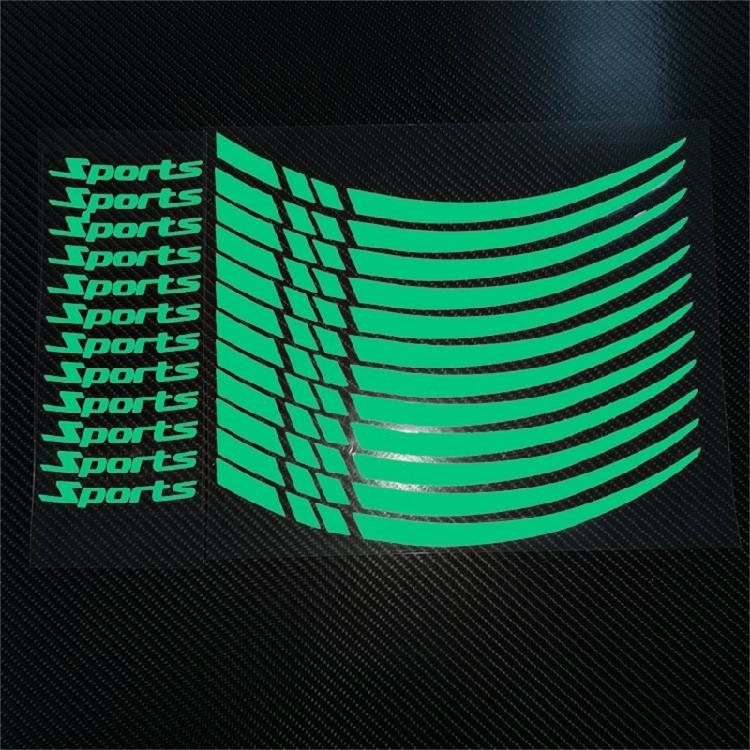Bicycles Night Reflective Safety Decoration Strips Wheel Rims Reflective Stickers Cycling Reflector Easy to Install