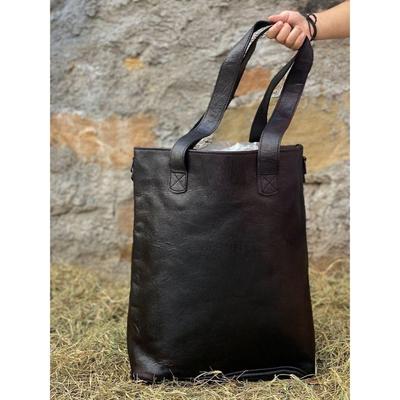 Leather Bucket Bag Black Bucket Bag Shoulder Bag Black Bag Leather Jhola Bag Holdall Bag Ladies Bag