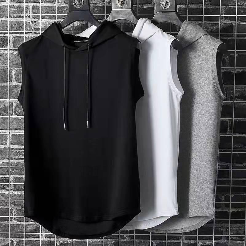 Men's Trendy Hooded Sleeveless Sport Vest
