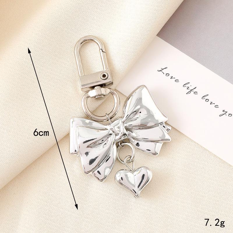 Handmade Colorful Bow Pendant Phone Case Keychain Lanyard Charm