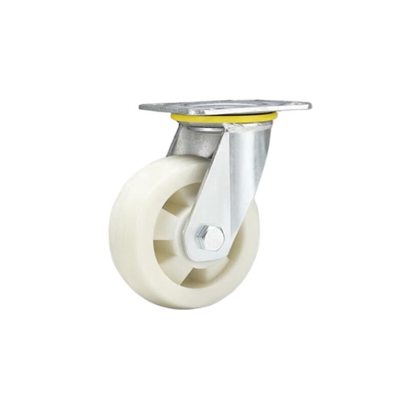 Junsong 5-inch Heavy-Duty Swivel Nylon Caster with Brake