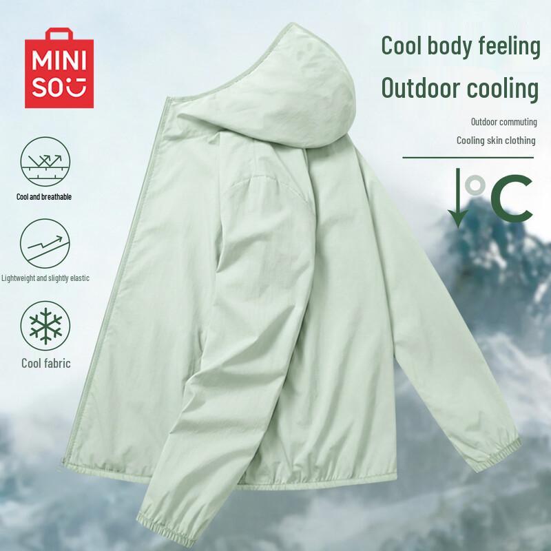 MINISO Men s Hooded Sun Protection Jacket 3XL