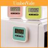Stylish Solid Color Magnetic Digital Lcd Kitchen Timer With Beeping Alarm