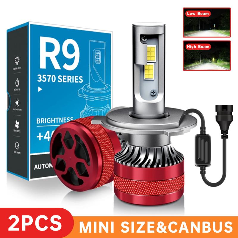 

Светодиодные лампы H7 H4 H1 H11 9005 9006 9012 Автомобильные фары Автомобильные световые блоки DC9-12V 30W 6000K 4600LM IP68 Фокусированные светодиодные лампы 2 шт. 4600Lm&Silver&9012