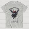 Mothman Screaming Is Self Care Cotton Summer Casual Cool Loose T-Shirt