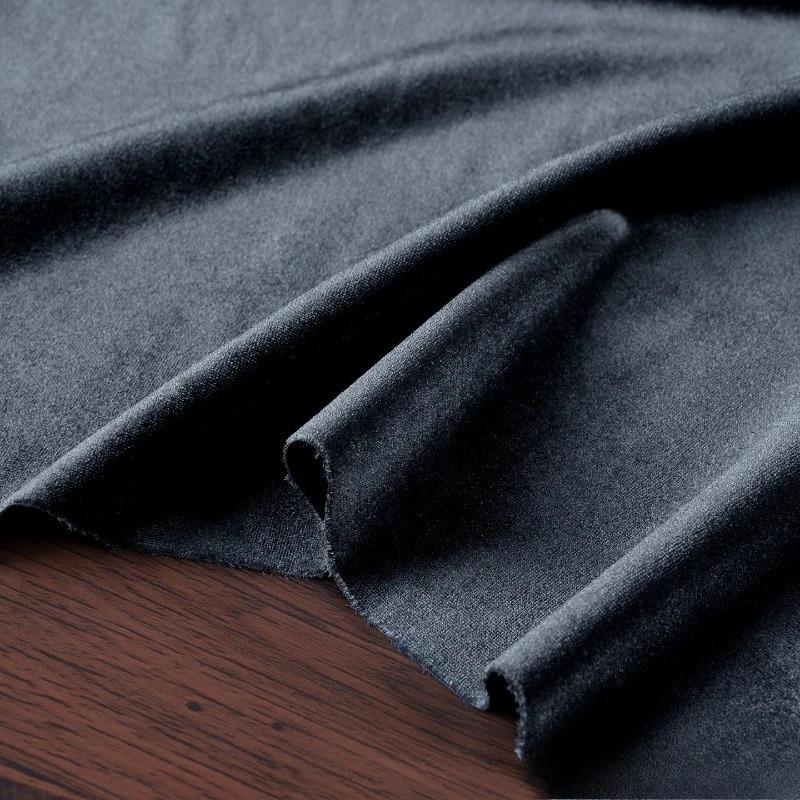 100x155cm Stretch Velvet Fabric Diamond Luster Cloth Soft Upholstery TextilesDiy Velour for Sofa Curtain Background