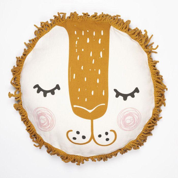 Decorative Cushion with Reversible Removable Cover "Minots" Range 100% Cotton - Charlie