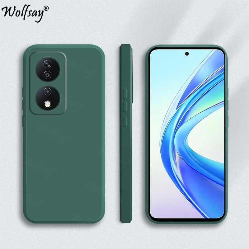 

Candy Case For Honor X7b Case Anti-knock Soft TPU Original Liquid Silicone Case For Honor X7b Cover For Honor X7b X7 b 6.8 inch For Honor X7b 5G