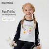 MQDMINI Girls' 5A Antibacterial Long Sleeve Raglan T-Shirt