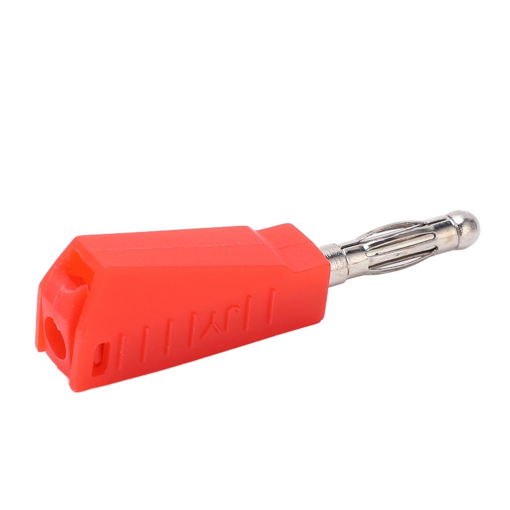 20pcs Banana Plug 4mmCelsius0.16in Low Signal Loss Stable Current Compact Convenient Electrical Connector