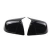 High quality ABS Carbon Fiber Horned Style Side Rear View Mirror Cover Cap for Tesla Model 3 Y 2017 -2023