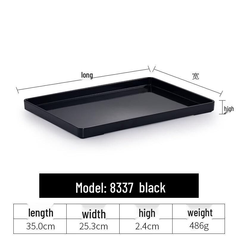 Nordic Style Rectangular Wooden Serving Tray