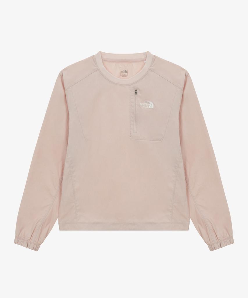 Noseupeiseu Nt7Ts39C Women'S Wind Long Sleeve Tee Pale Peach