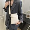 New PU Soft Leather Crossbody Bag Women Simple Fashi Solid Color Shoulder Bag Comfortable and Versatile Texture Commuting Bag