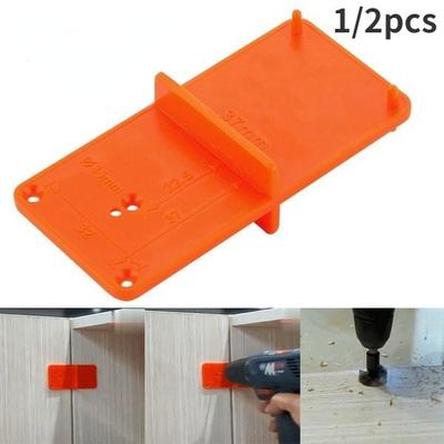 Cabinet Hardware Woodworking Drilling Fixture Tool Drilling Locator Woodworking Drilling Positioning Plate Hole Locator Template