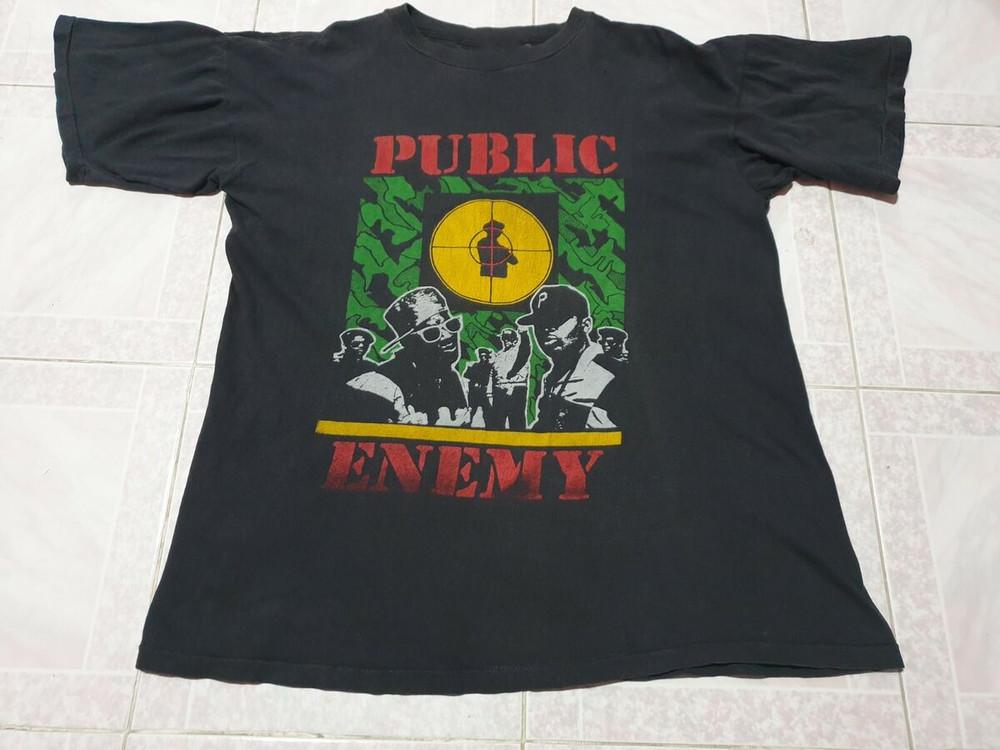 New Popular Public Enemy Black T-Shirt Cotton  RD102 Unisex T-Shirt XL