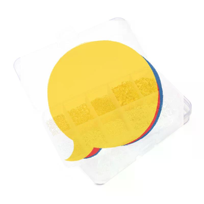 Kit de Inicio para Fabricación de Joyería de 1260 Piezas/Set Pendientes Collar Componentes Cuentas DIY Accesorios para Joyería Adecuado Para Adultos y Principiantes