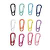 10 Stück Kompakte Karabinerhaken Miniatur-Karabinerhaken Bunte Karabiner zum Befestigen von Gegenständen Rucksäcken Oder Gürtel