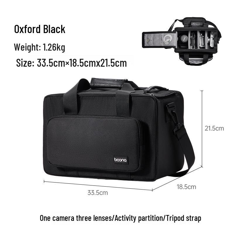 DSLR Mirrorless Camera Crossbody Bag for Canon, Sony, Fujifilm – Single Shoulder Lens Handbag