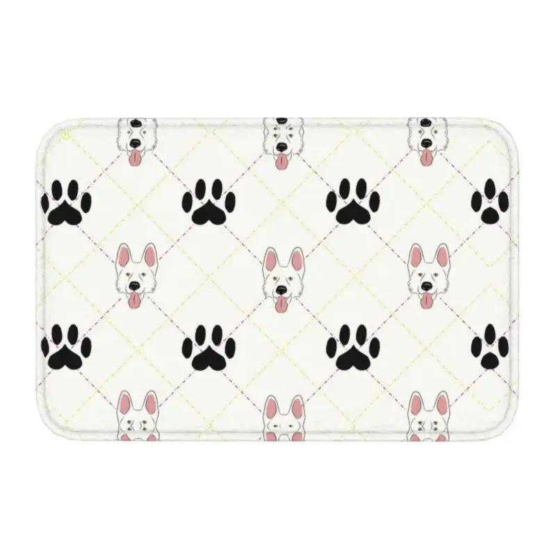 Pug Colorful Pugs Art Dog Pet Lover Floor Door Bathroom Kitchen Mat Anti-Slip Indoor Cute Pet Doormat Toilet Entrance Carpet Rug
