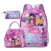 KPop Demon Hunters Student Backpack Crossbody Bag Casual Pencil Case Set of 3 Fashion Trendy Unisex