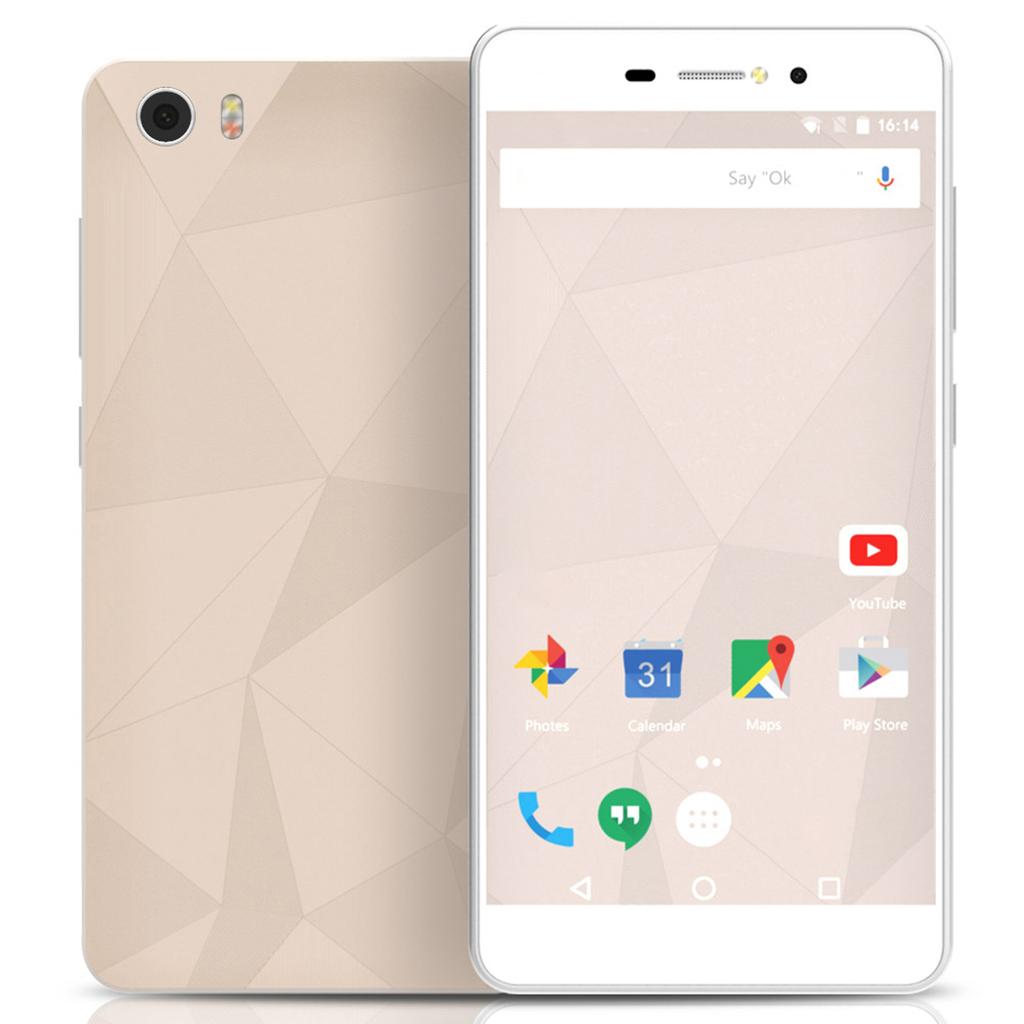5.0  HD On Cell IPS Screen 3G WCDMA Smartphone MTK6580 Quad Core 1.3GHz 2GB RAM 16GB ROM 8.0MP+8.0MP Metal Frame 3D Arc