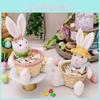 Cute Cartoon Easter Bunny Candy Basket Perfect For Festive Home Decor And Egg Hunts