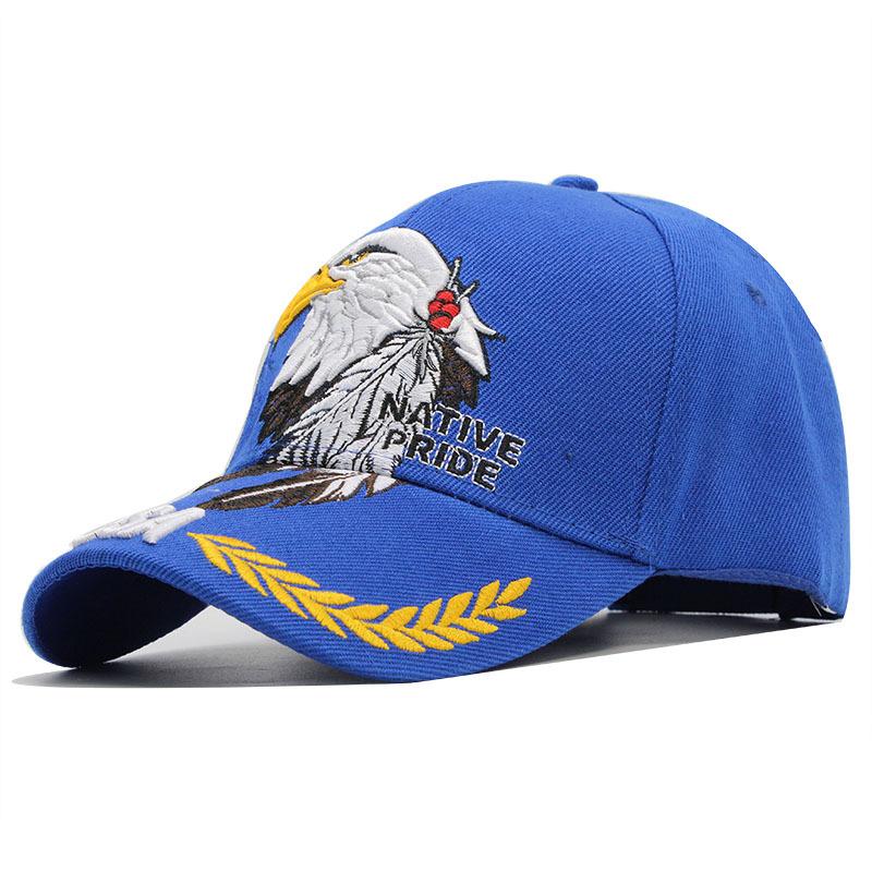 Peaked Cap Popular Camo Usa Eagle Head Embroidered Baseball Cap