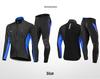 NUCKILY Autumn/Winter Fleece Cycling Set: Jacket and Long Pants for Outdoor Riding