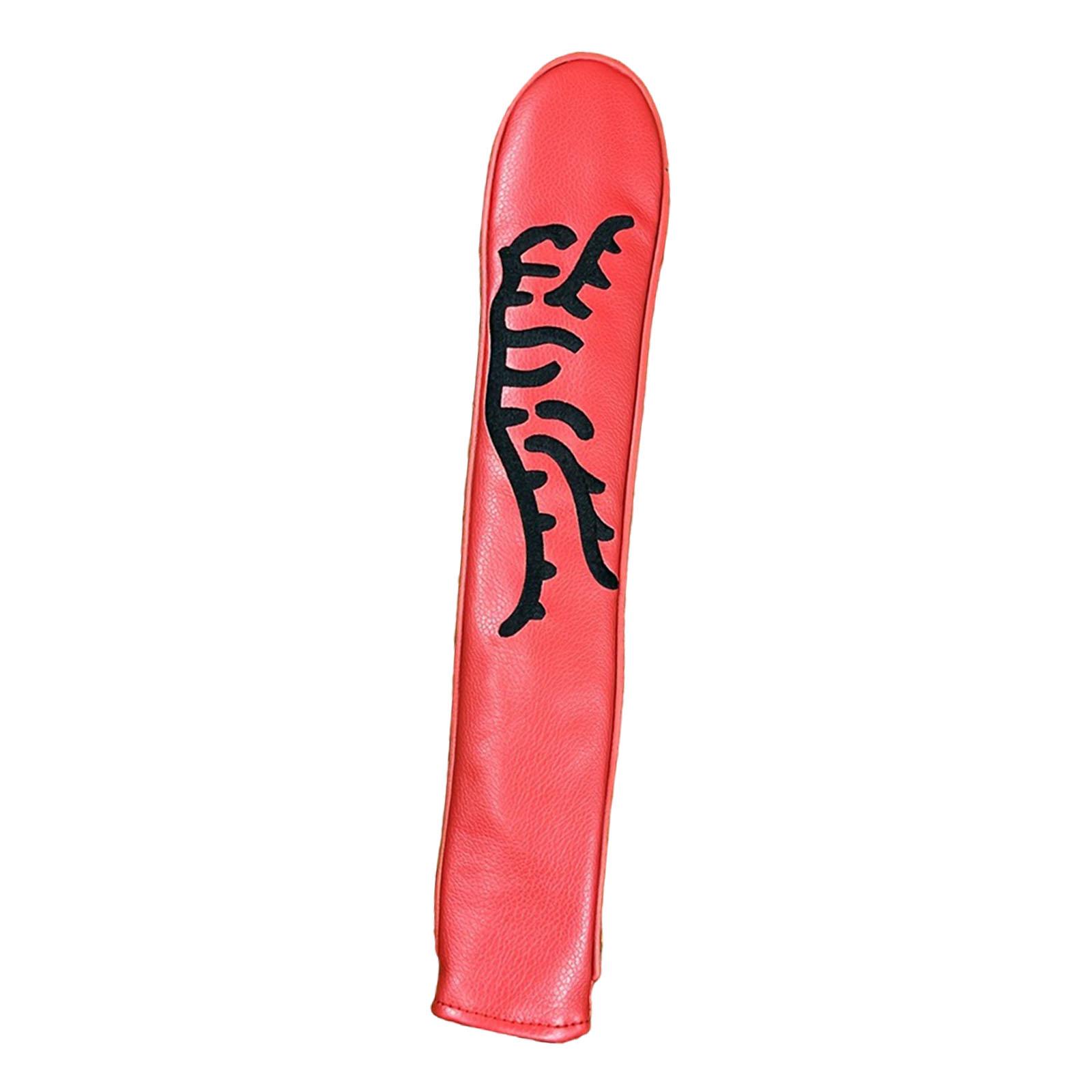

Water Resistant Golf Alignment Sticks Cover Durable PU Leather Protector for Club Head and Aiming Exercise