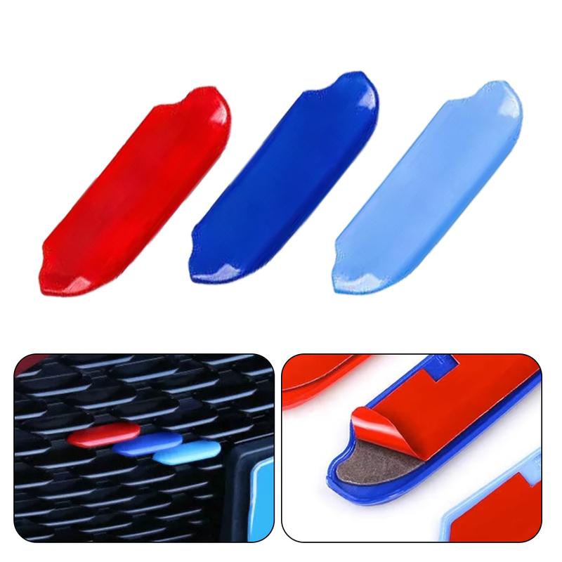 For Mazda Axela Sedan BP    6pcs Car Front Grill Grille Face Decoration ABS Stickers Cover Trim