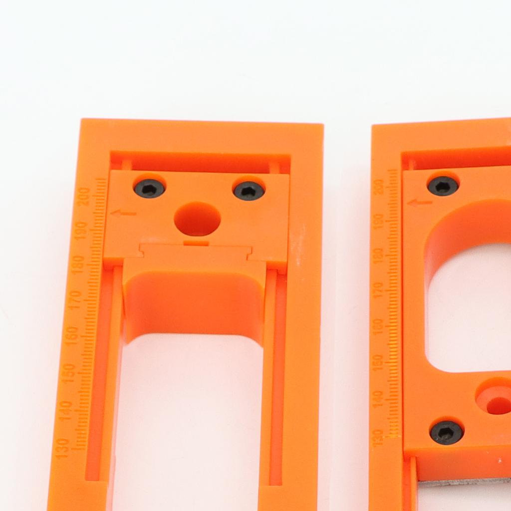 Adjustable Soft Closing Hidden Door Hinges Installation Grooving Tool for Concealed Hinge Template