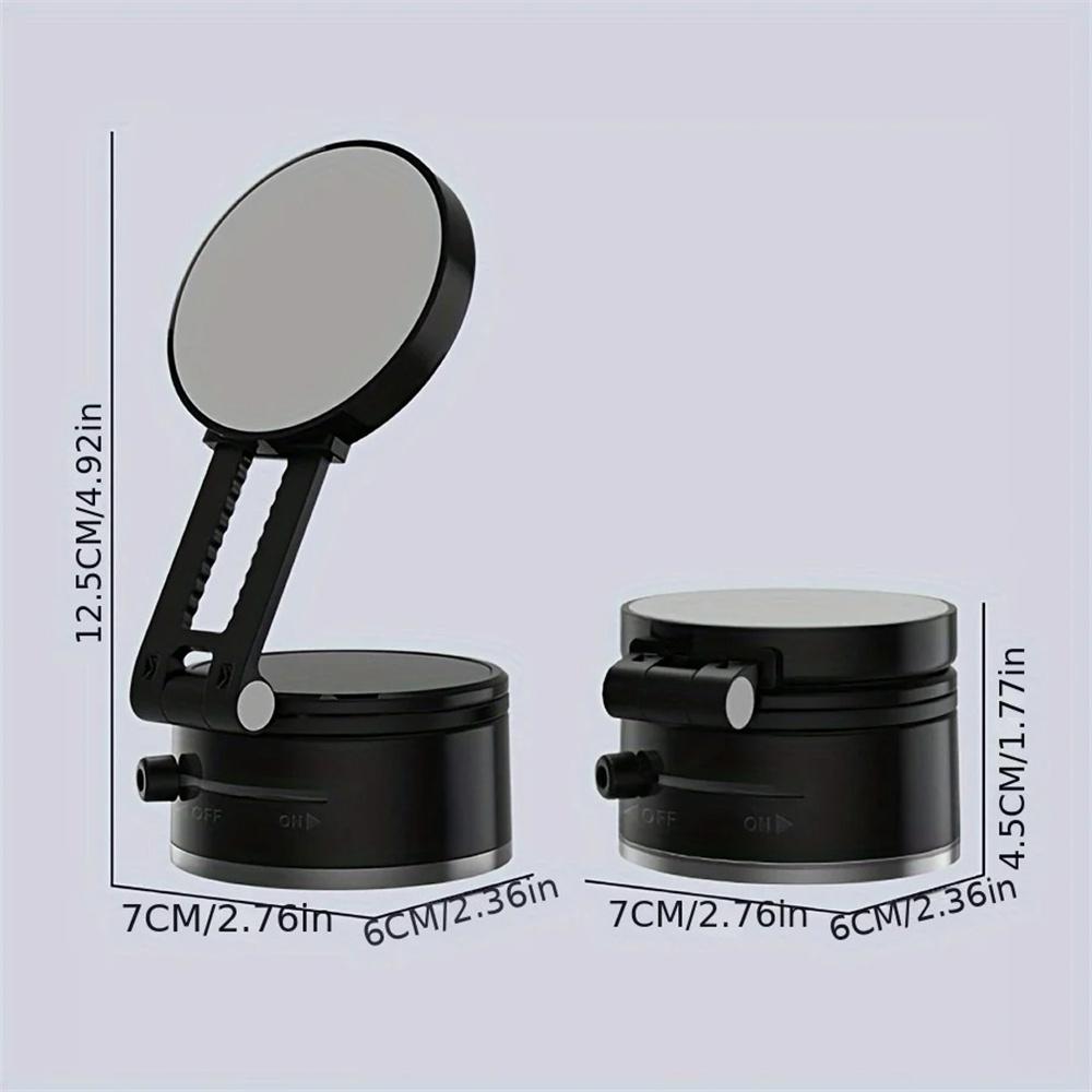 Suction Cup Magnetic Phone Holder Double Sided Adjustable Car Navigation Bracket Rotation Multi-functional Adsorption Bracket