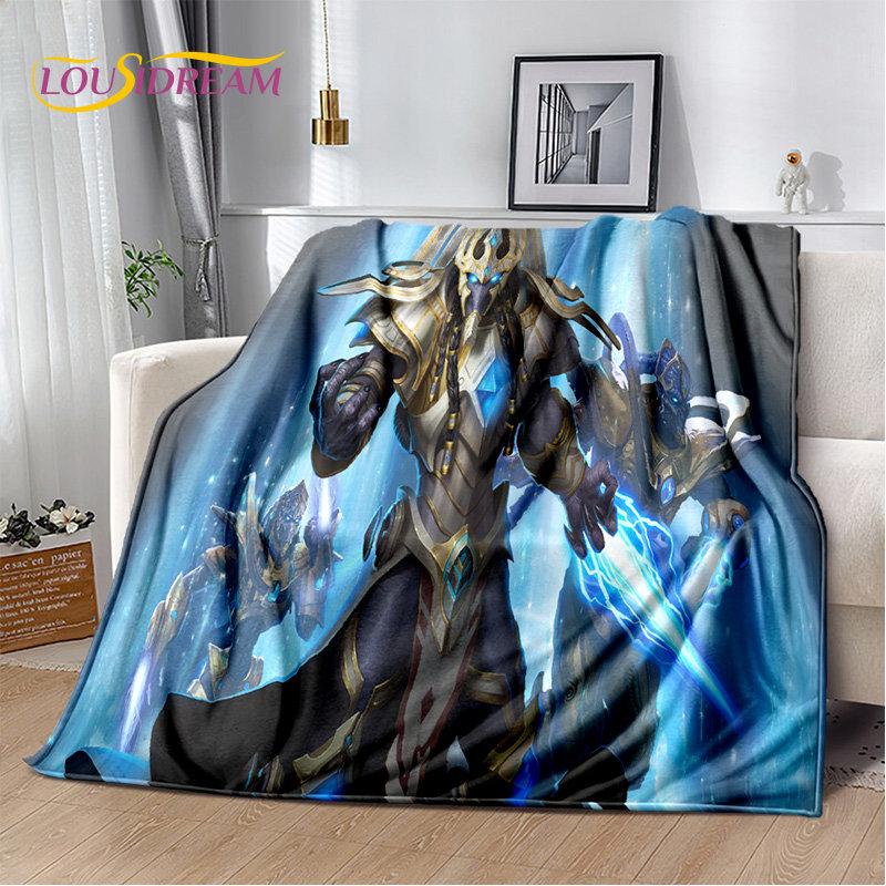 3D HD StarCraft Game Gamer Soft Plush Blanket,Flannel Blanket Throw Blanket for Living Room Bedroom Bed Sofa Picnic Cover Kids
