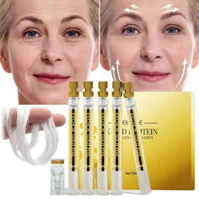 New Collagen Thread Instant Lifting Wrinkle Remover Soluble Protein Threads Serum Set Absorbable Face Filler Anti-aging Skin Care