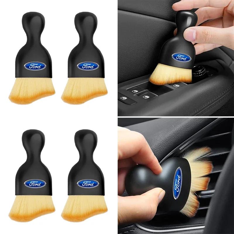 New 2026 Car Sticker Automotive Interior Cleaning Soft Brush Dust Removal Cleaning Tool For Ford Mondeo Focus Mk2 Mk3 Mk7 Fiesta