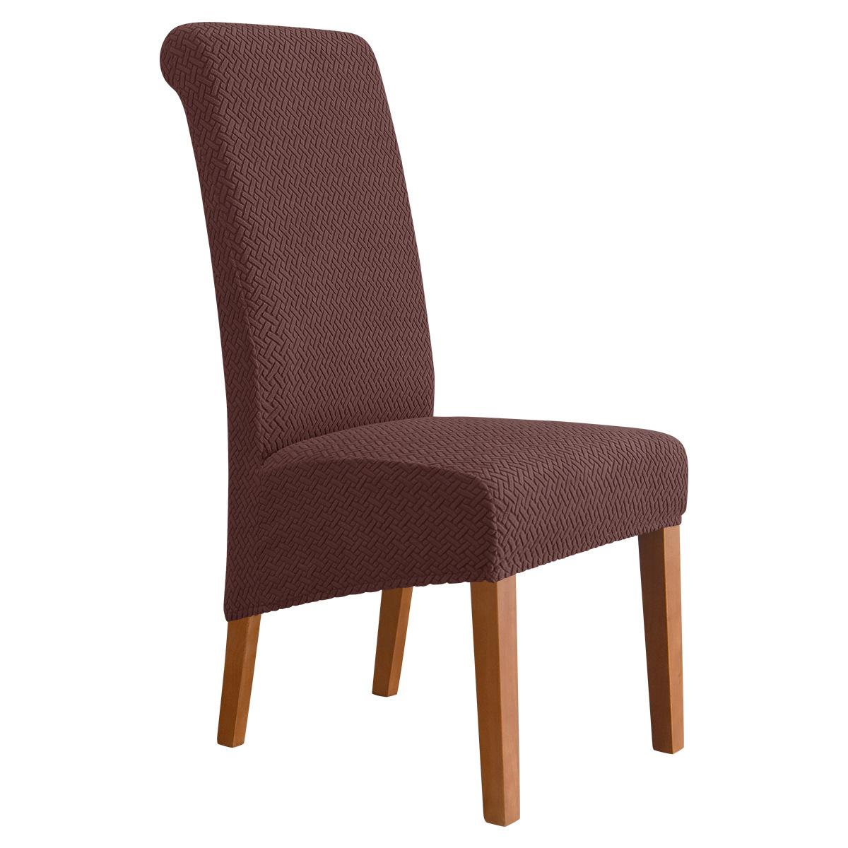 

Hot-Selling Fleece Chair Cover, Enlarged And Thickened Large Diagonal Swing Chair Back Cover, Elastic All-Inclusive, Simple Chair Cover Universal темно-коричневого
