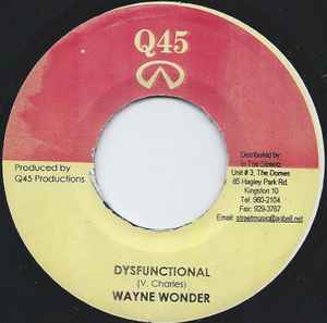 

7inch Record WAYNE WONDER - Dysfunctional NONE Q45 2006 Jamaica Reggae, Ska & Dub Used