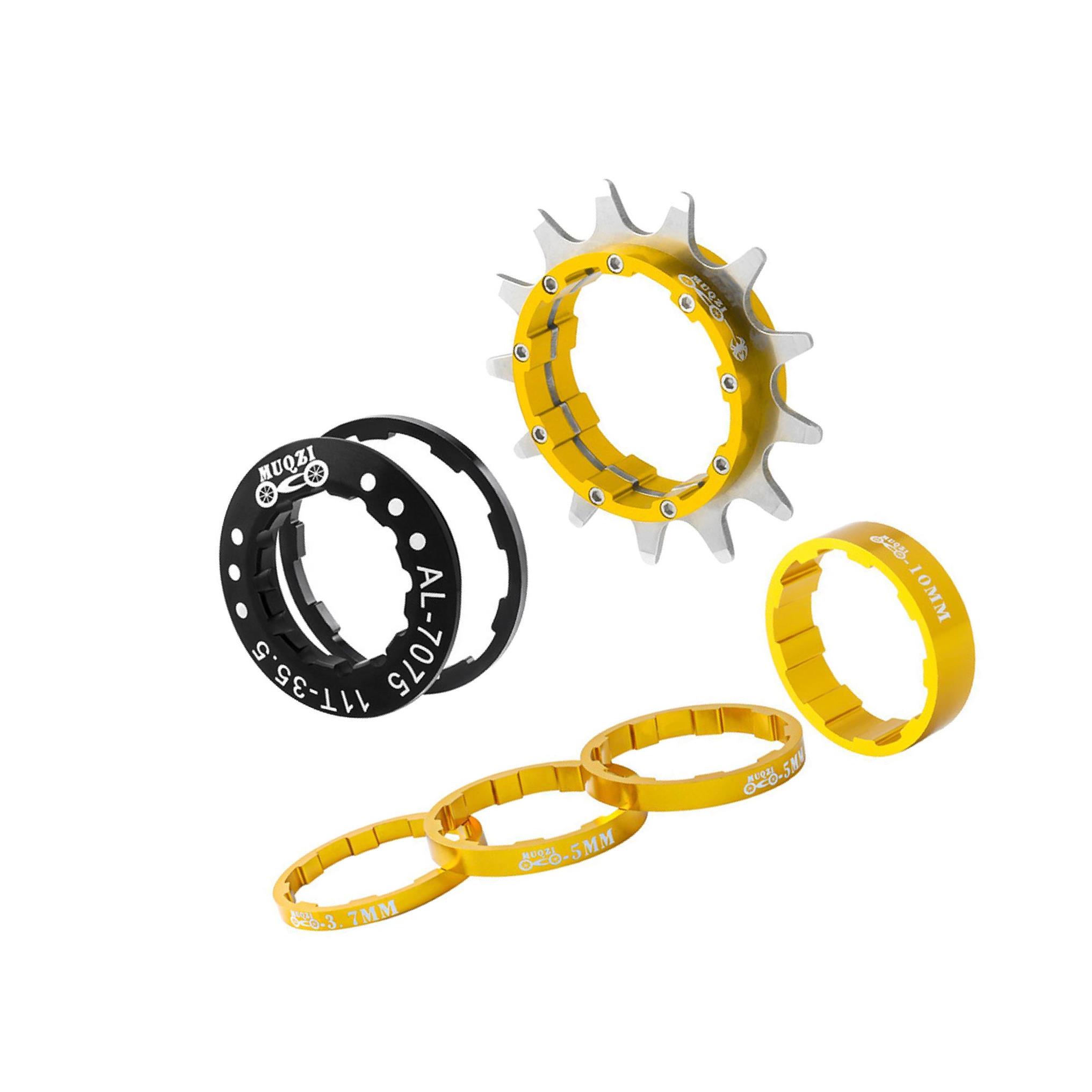 

Оновлена 13T одношвидкісна тріскачка з алюмінієвого сплаву для велосипедів золотий