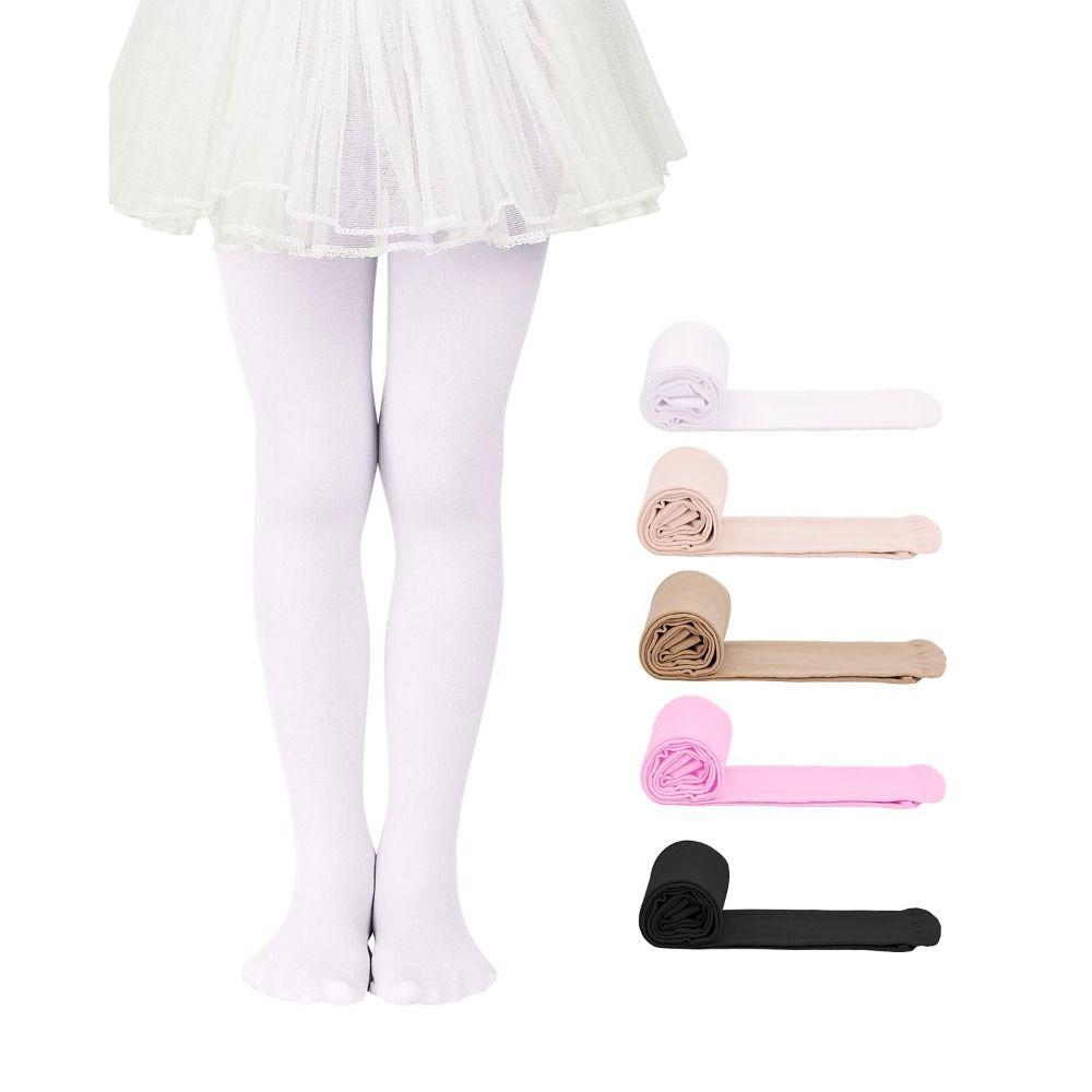 Solid Color Kids Dance Tight Thin Ballet Stocking Durable Kids Pantyhose Ballet  Spring