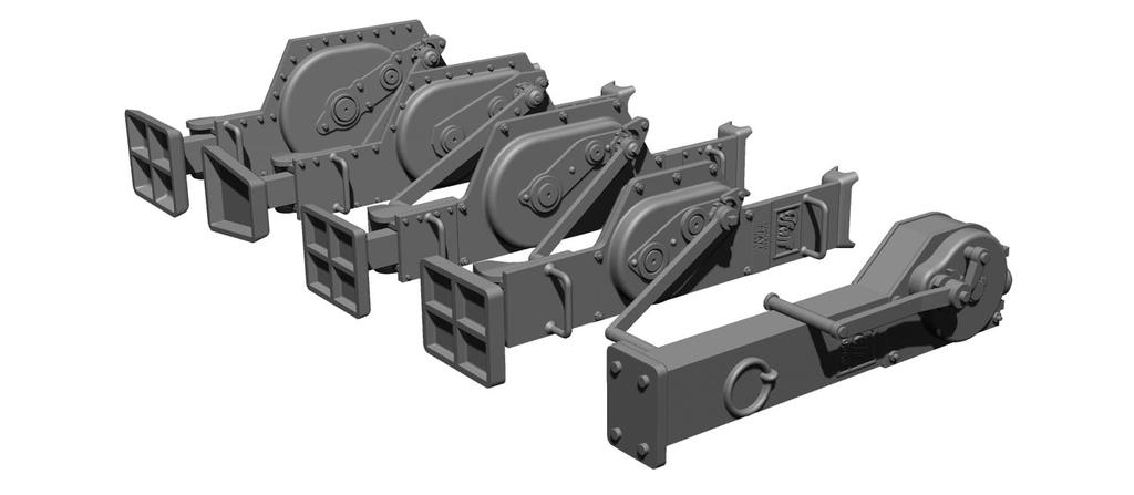 BSK Model WW2 Německý zvedák 5 Plastikový model BSKC35014 1/35 Sada, Dílky, Součásti, (Nádrž)